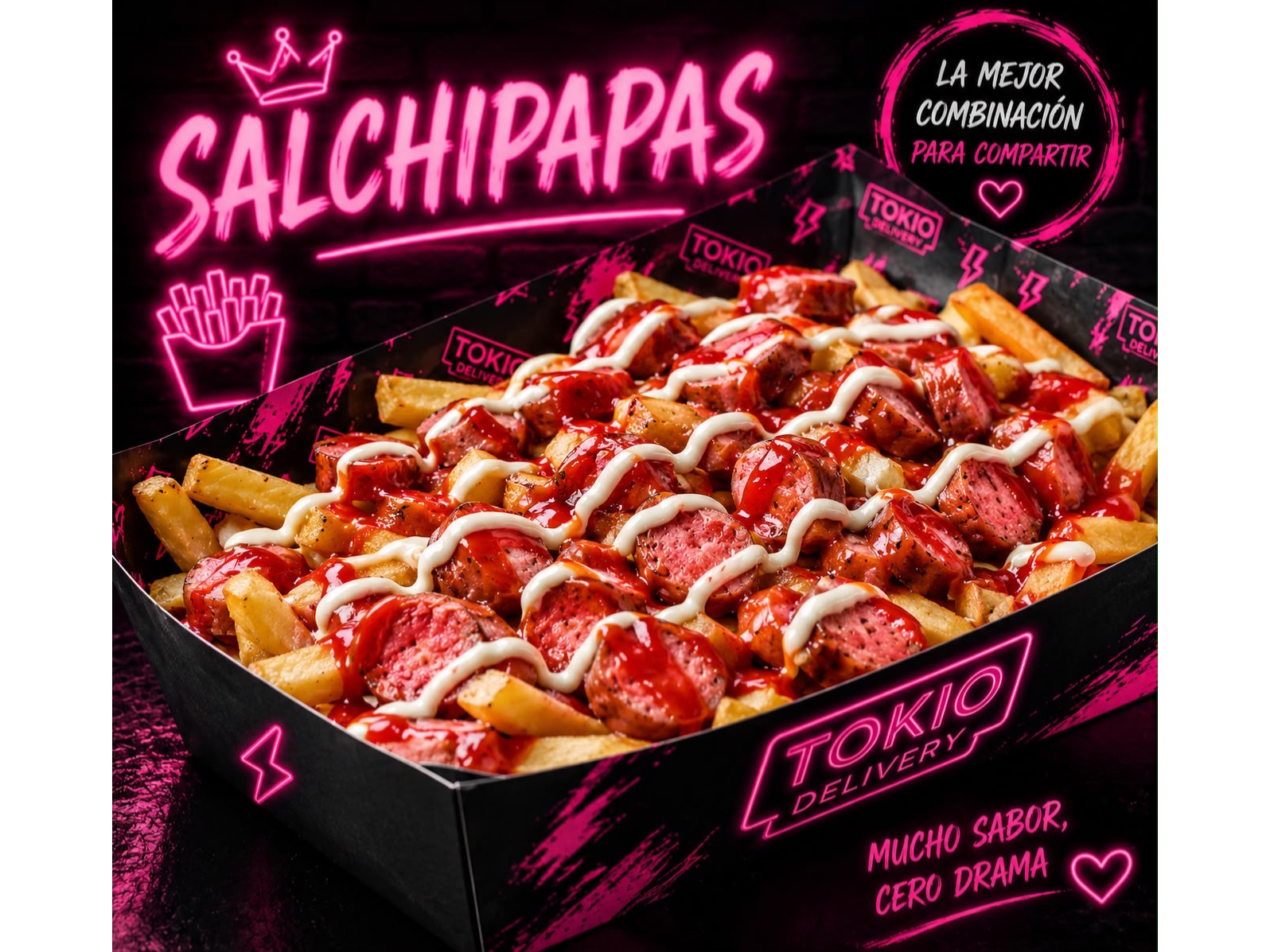 Salchipapa grande