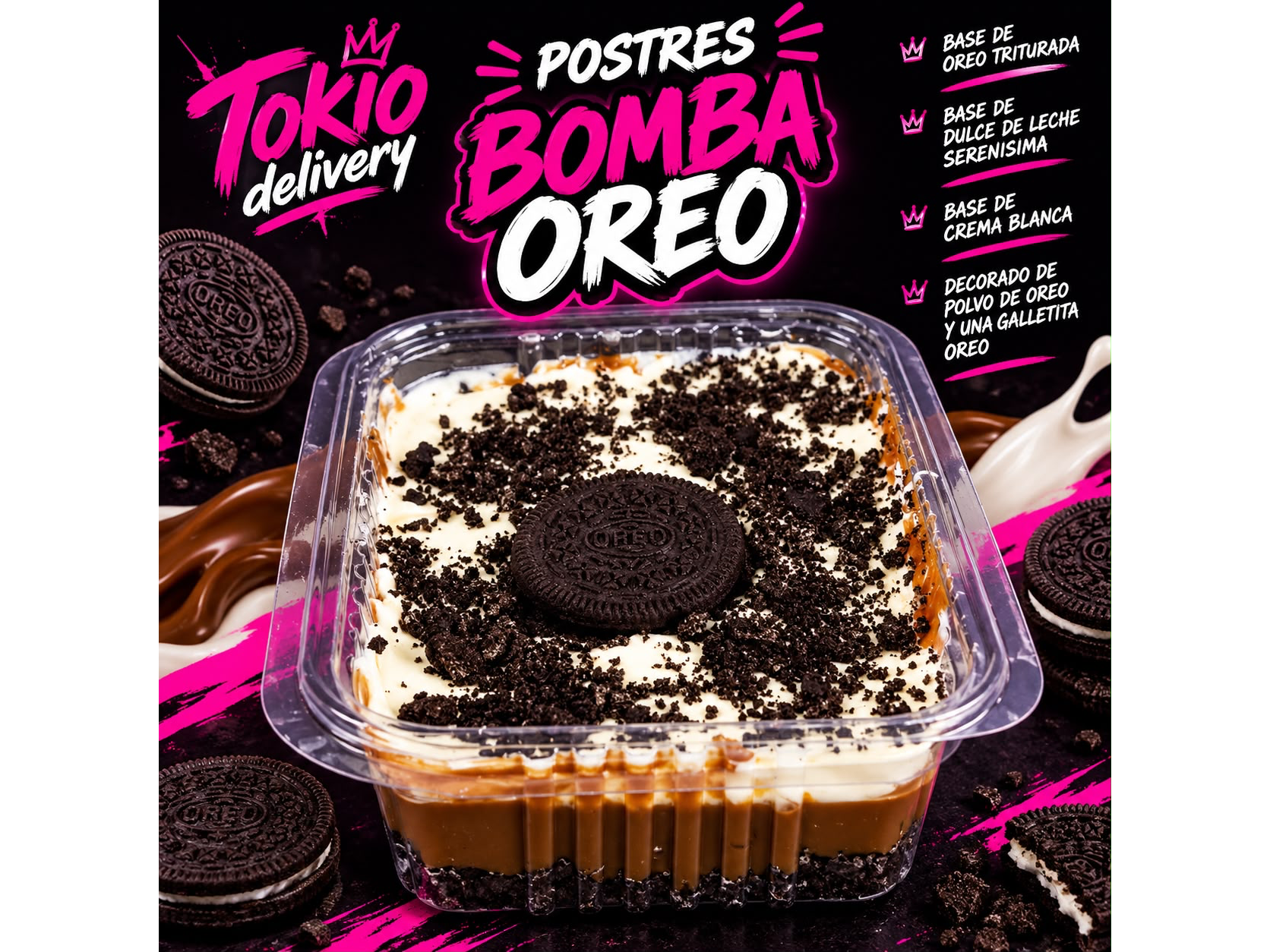 Bomba Oreo tamaño grande