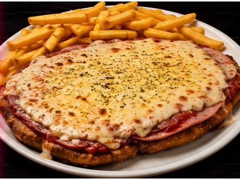 Napolitana de pollo para 2 persona