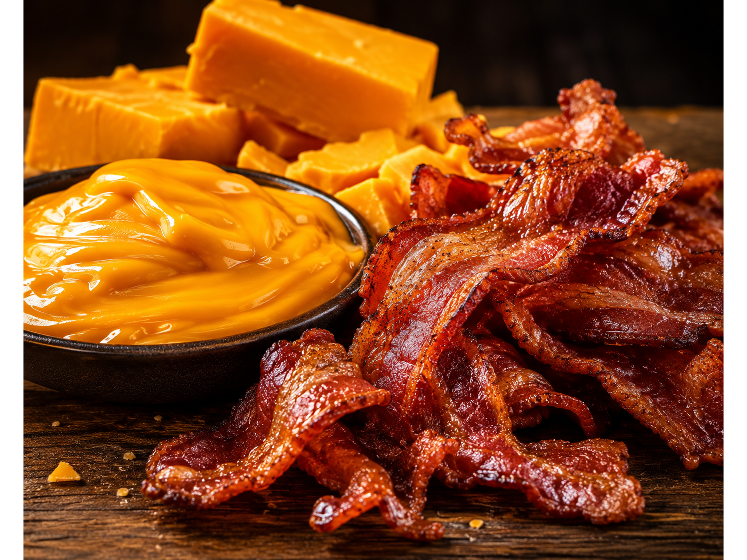 Agregado de chedar y bacon