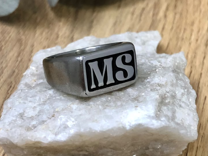 ANILLO SELLLO DOBLE INICIAL