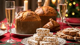 Pan dulce - Turrón - Sidra