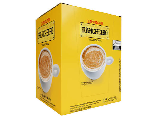 CAPUCHINO CAJA RANCHEIRO  10 Sobres de 20 gramos