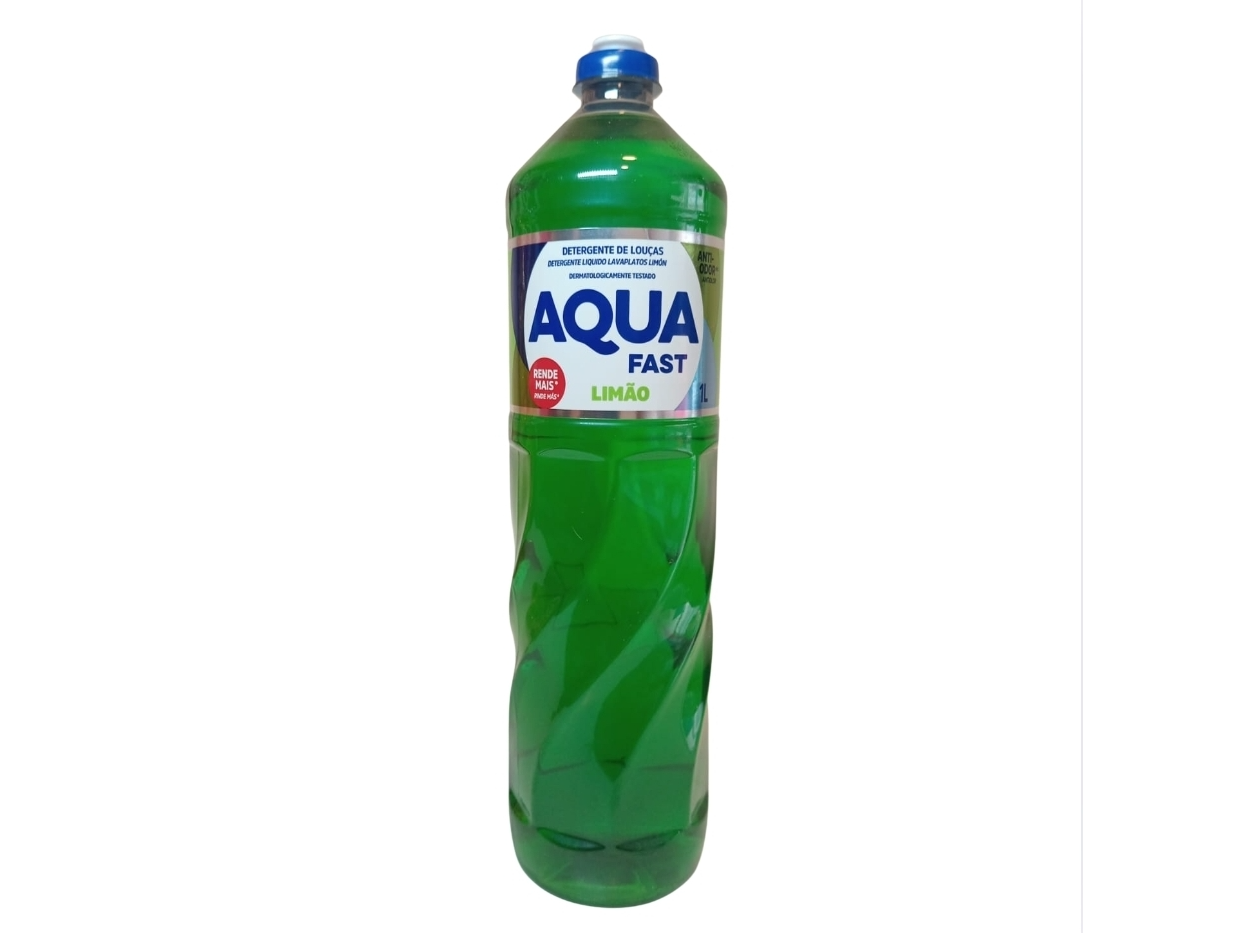 DETER VAJILLAS 1 Litro AQUA FAST LIMÓN
