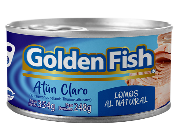 ATÚN LOMOS GOLDEN FISH NATURAL 350 gr