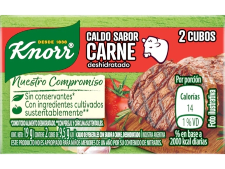 CALDOS KNORR. CARNE