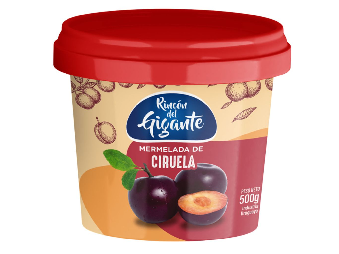 MERMELADA CIRUELA Rincón del Gigante 500 gramos