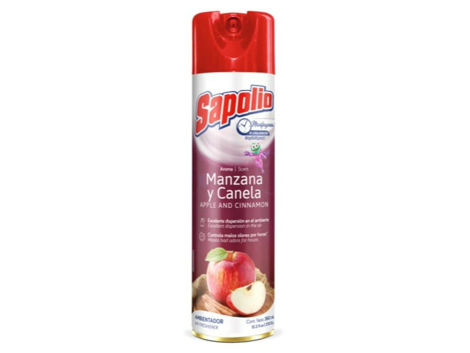AMBIENTADOR SAPOLIO MANZANA Y CANELA  360 ml