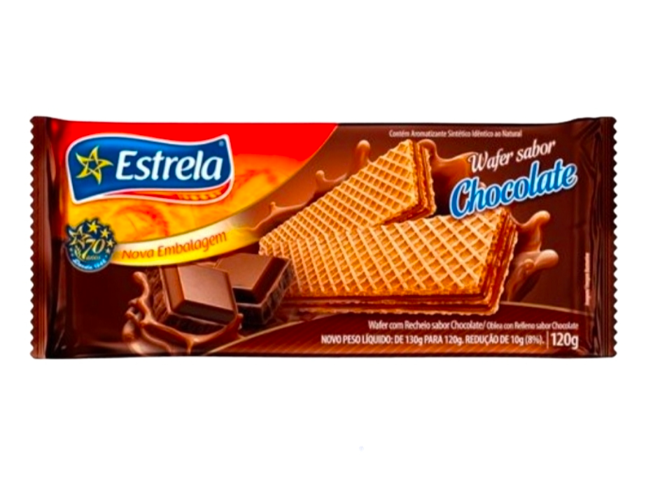 GALLETITAS WAFFLES ESTRELA CHOCOLATE 200 g