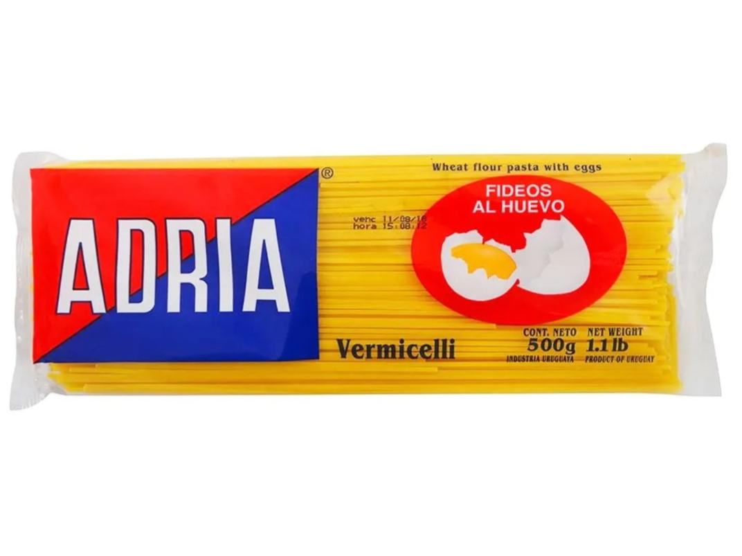 ADRIA  VERMICELLI  AL HUEVO 500 gramos