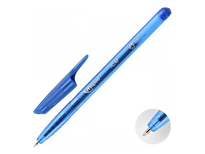 BOLÍGRAFO MAPED ICE (Azul) Que trazo!!!