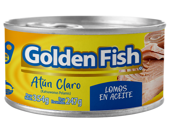 ATÚN LOMOS GOLDEN FISH al ACEITE 350 gr