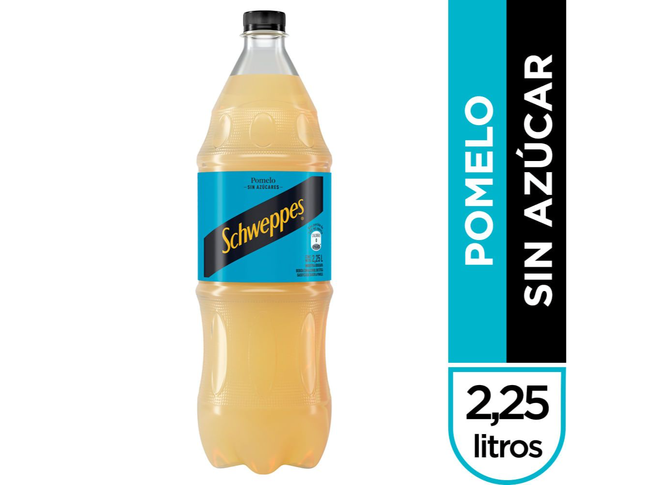 Schweppes POMELO SIN AZÚCAR 2,25 litros desechable