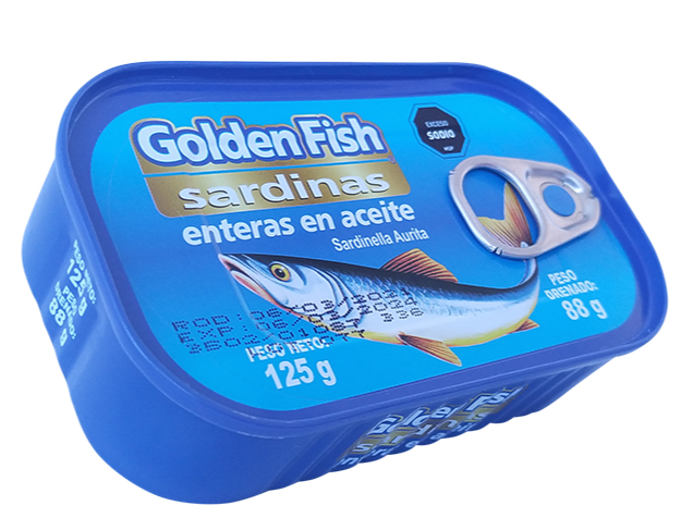 SARDINAS ENTERAS GOLDEN FISH 125 gr