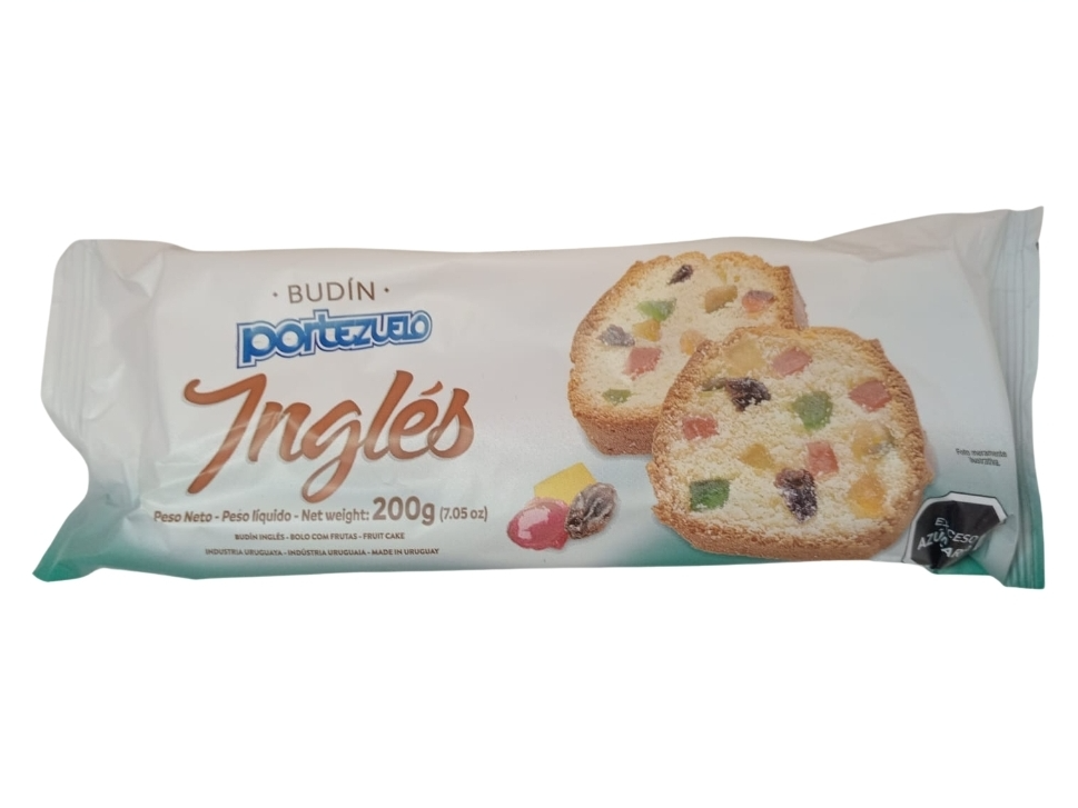 BUDIN INGLES PORTEZUELO 200 gramos