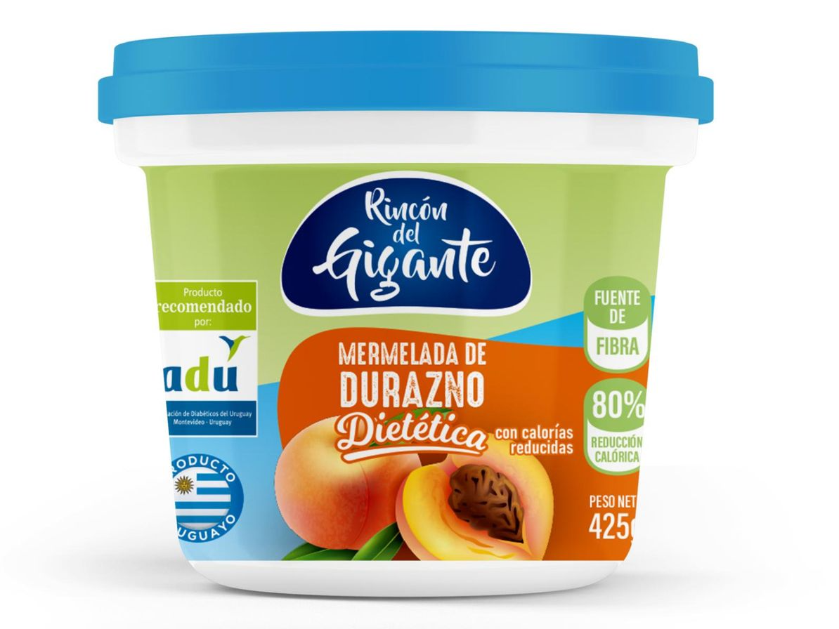 MERMELADA DURAZNO DIETETICA Rincón del Gigante 500 gramos