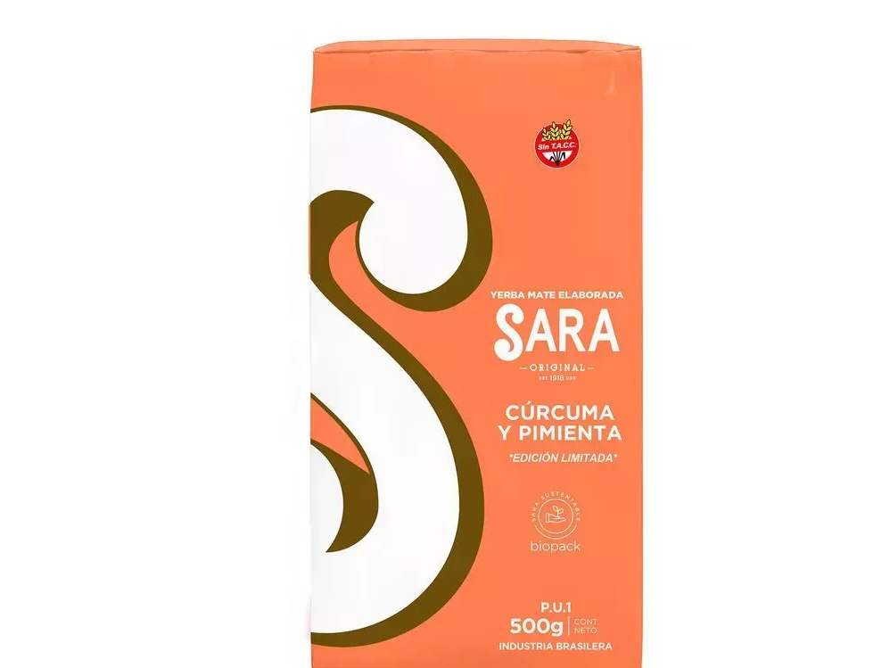 SARA CÚRCUMA Y PIMIENTA 500 gramos