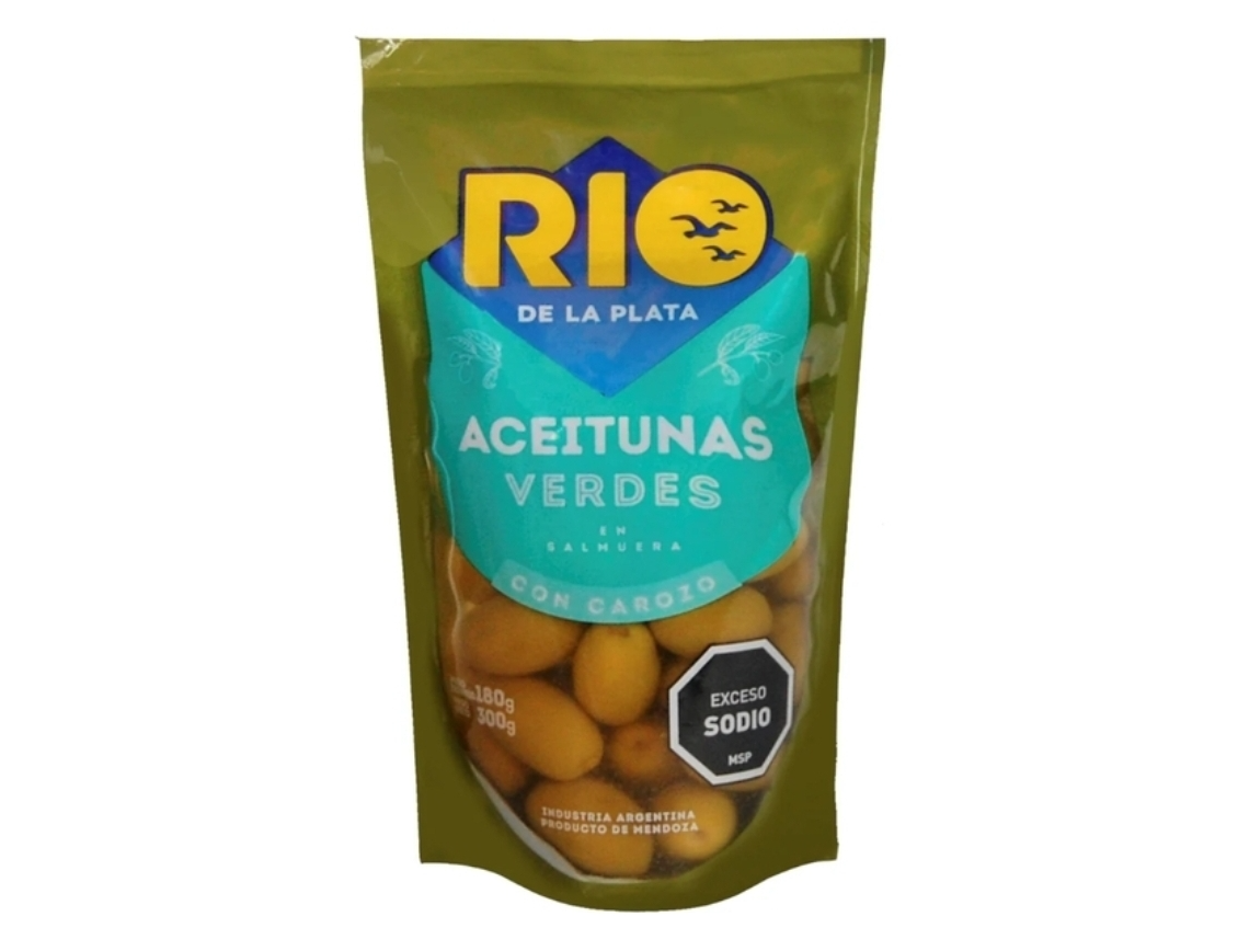 ACEITUNA VERDE Con carozo Rio de la Plata 300 gr (Copia)