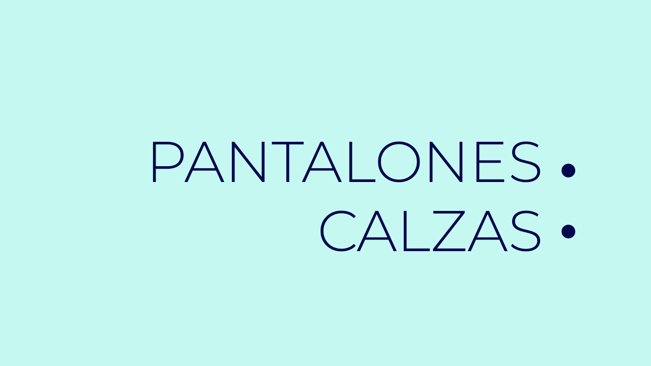 Pantalones
