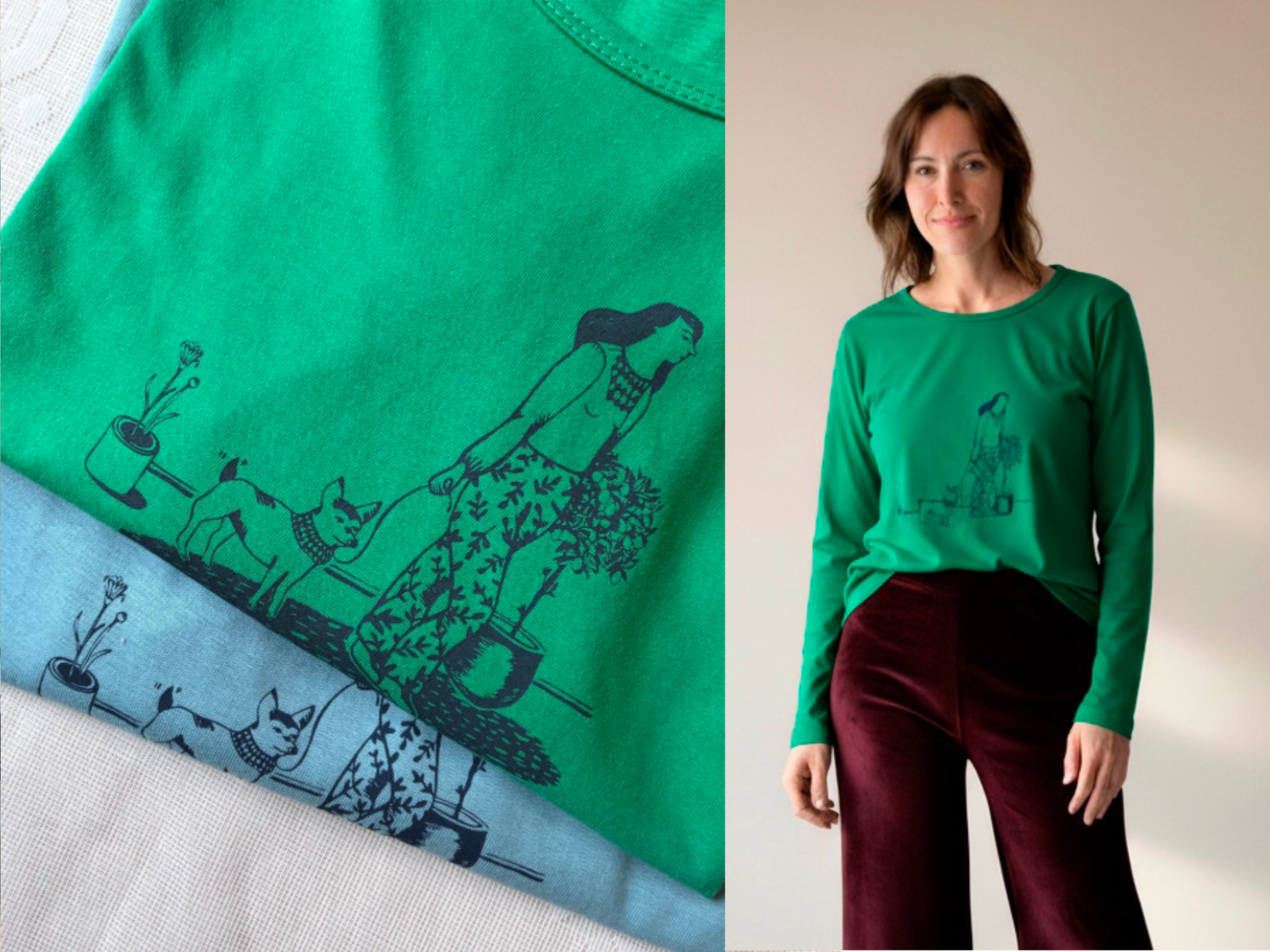 Camiseta con estampa