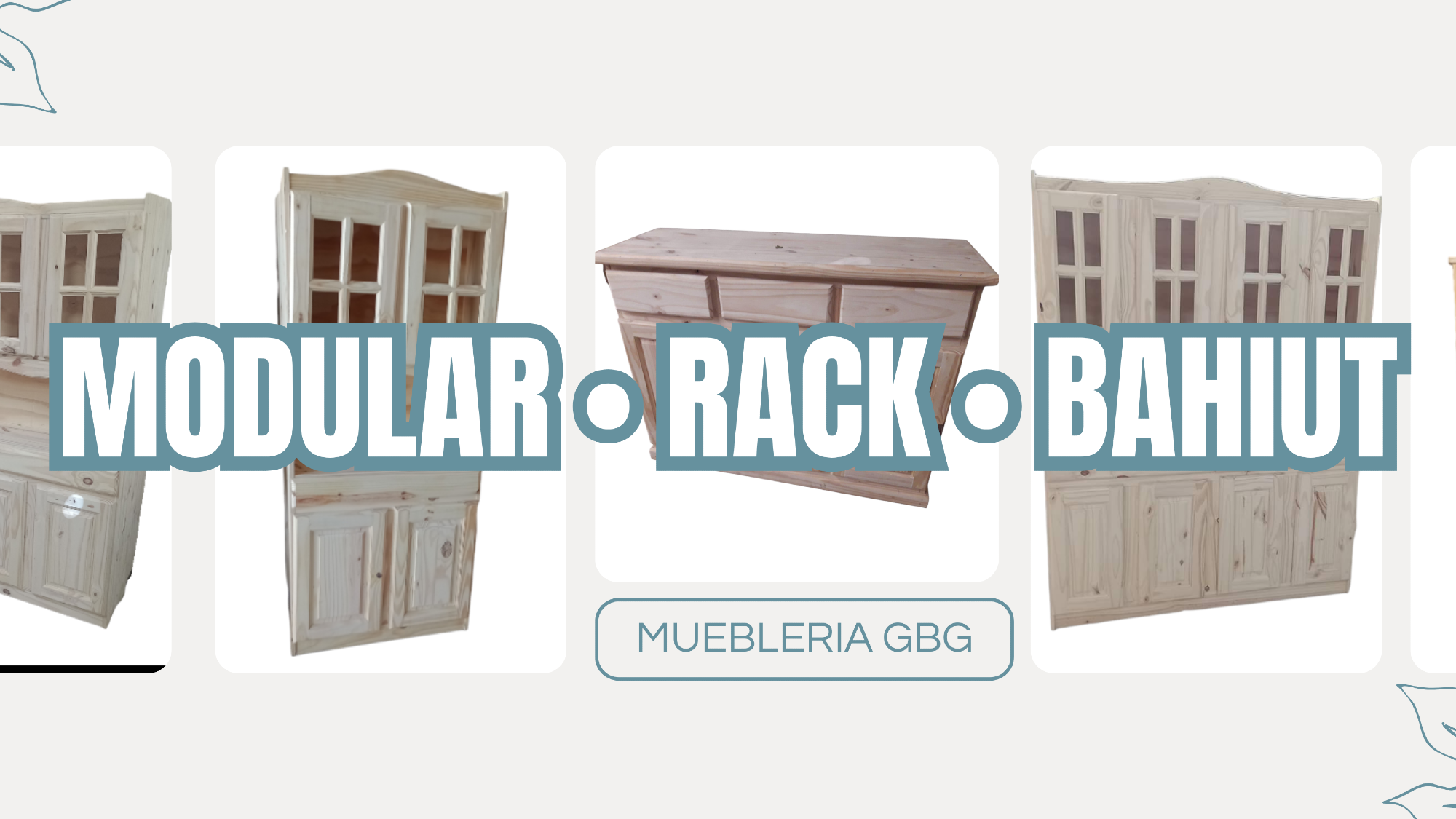 MODULARES / RACK TV / BAHIUT