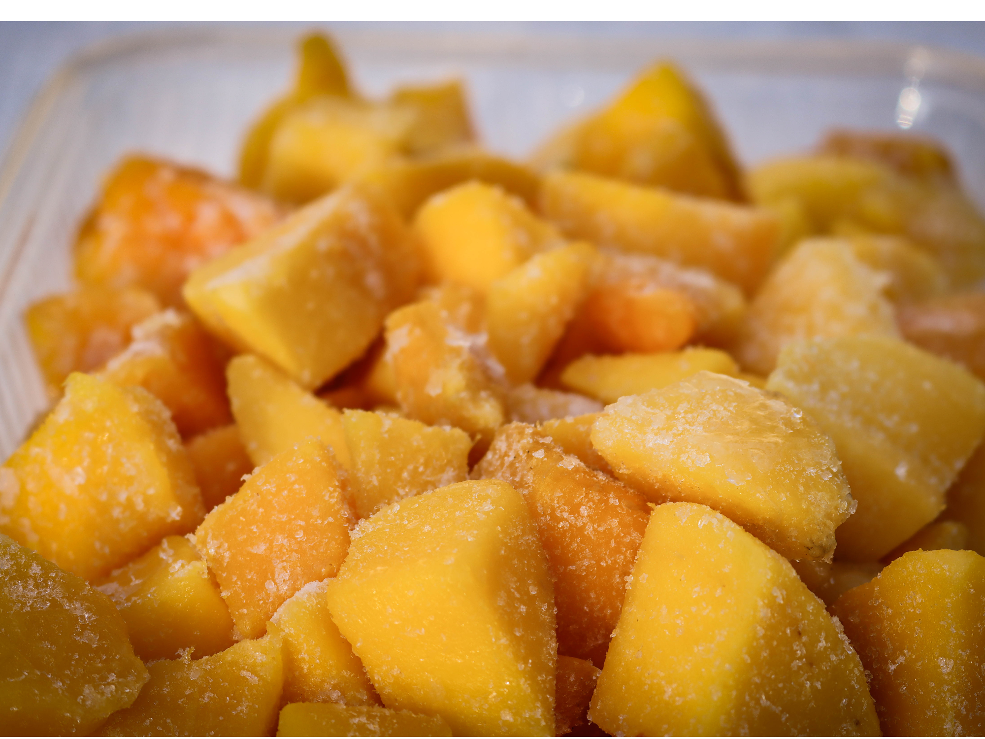 Mango en cubos