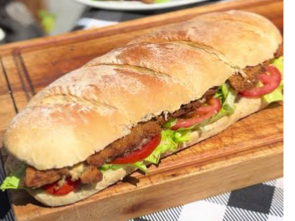 Sándwich de milanesa molida