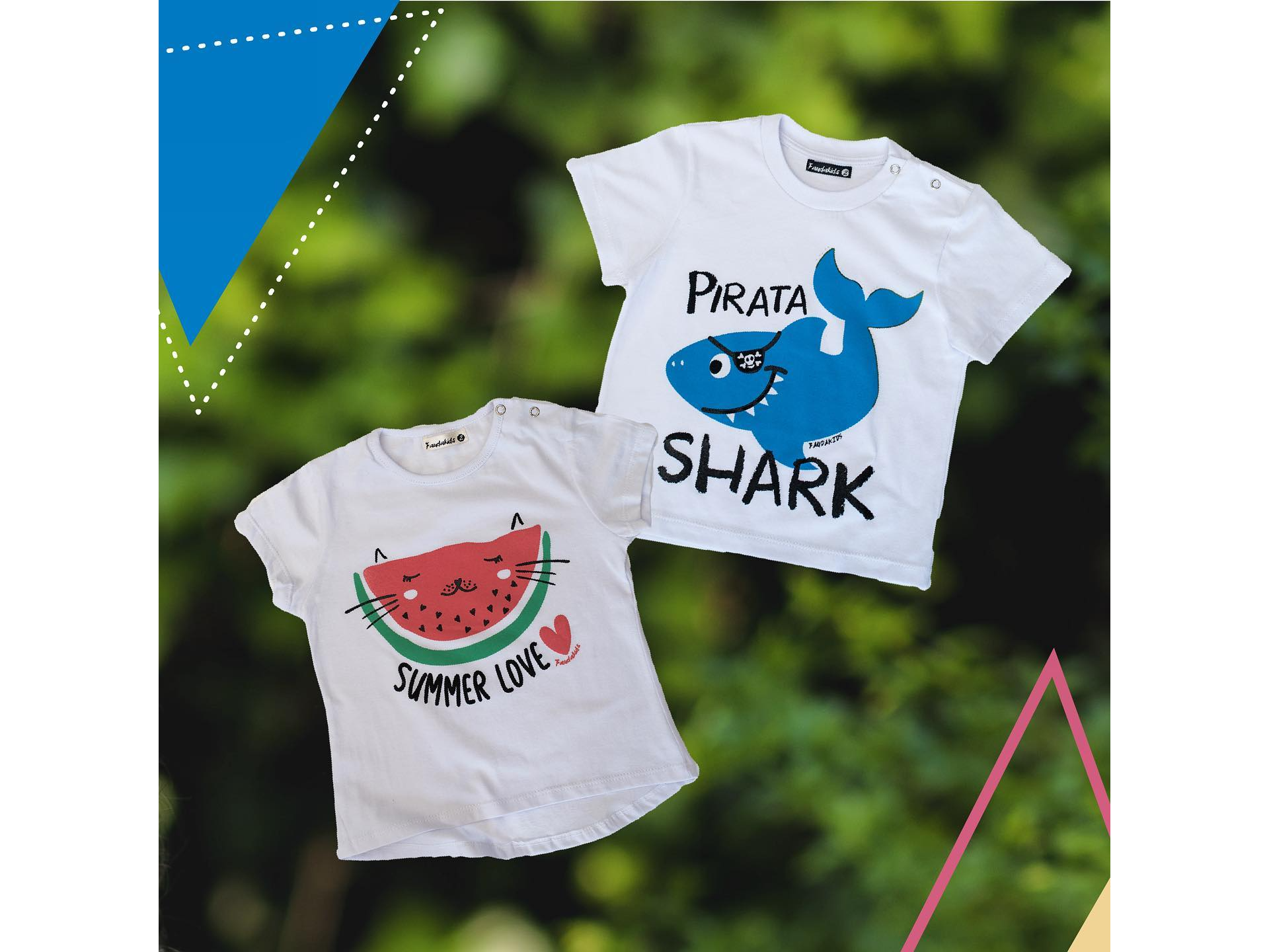 Combo Remeritas de algodón manga corta x 3 unidades