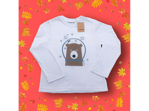 Remera Osito / Manga Larga de faudakids