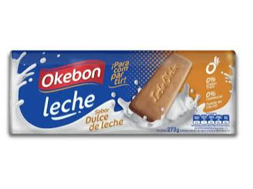 GALLETITA OKEBON DULCE DE LECHE 18 X 273 GRS X18.00