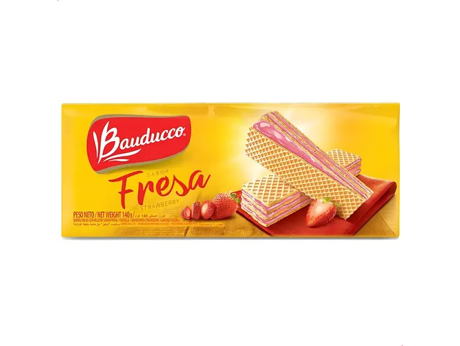 BAUDUCCO RELLENA FRUTILLA 30X108 GRS X30.00