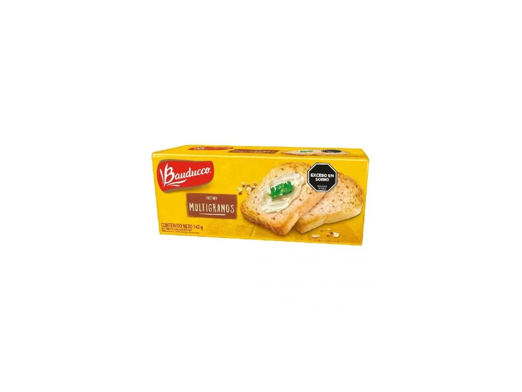 BAUDUCCO TOSTADAS MULTIGRANO X 142 GRS