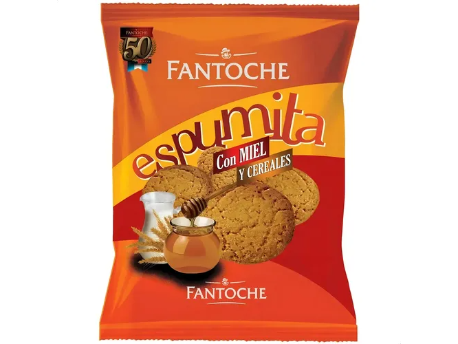 GALLETITA FANTOCHE ESPUMITA MIEL Y CEREALES 12 X 300GRS X12.00