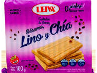 LEIVA TOST ARROZ LINO Y CHIA 12 X 160 GRS X12.00