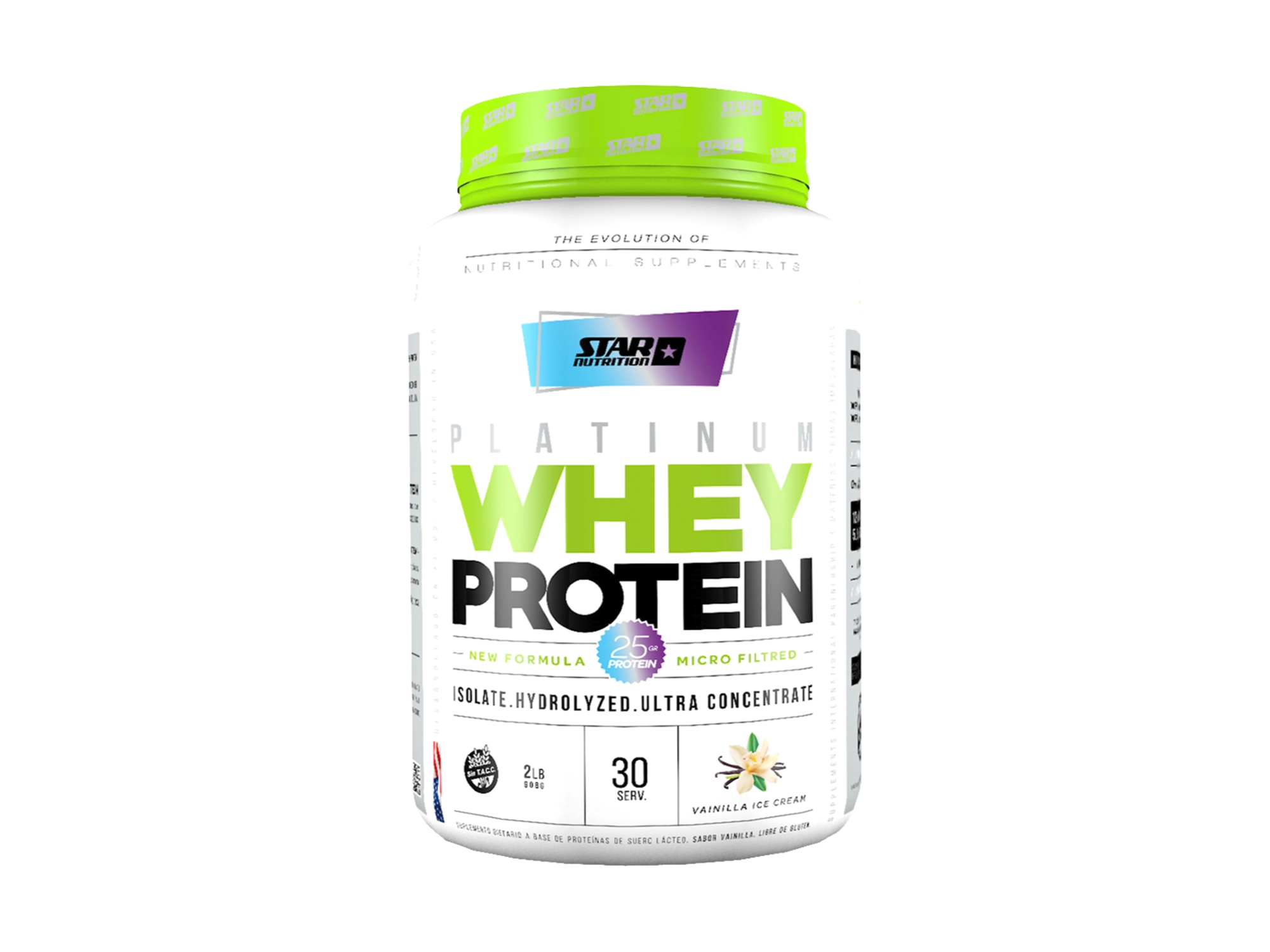 PLATINUM WHEY PROTEIN 2 LB