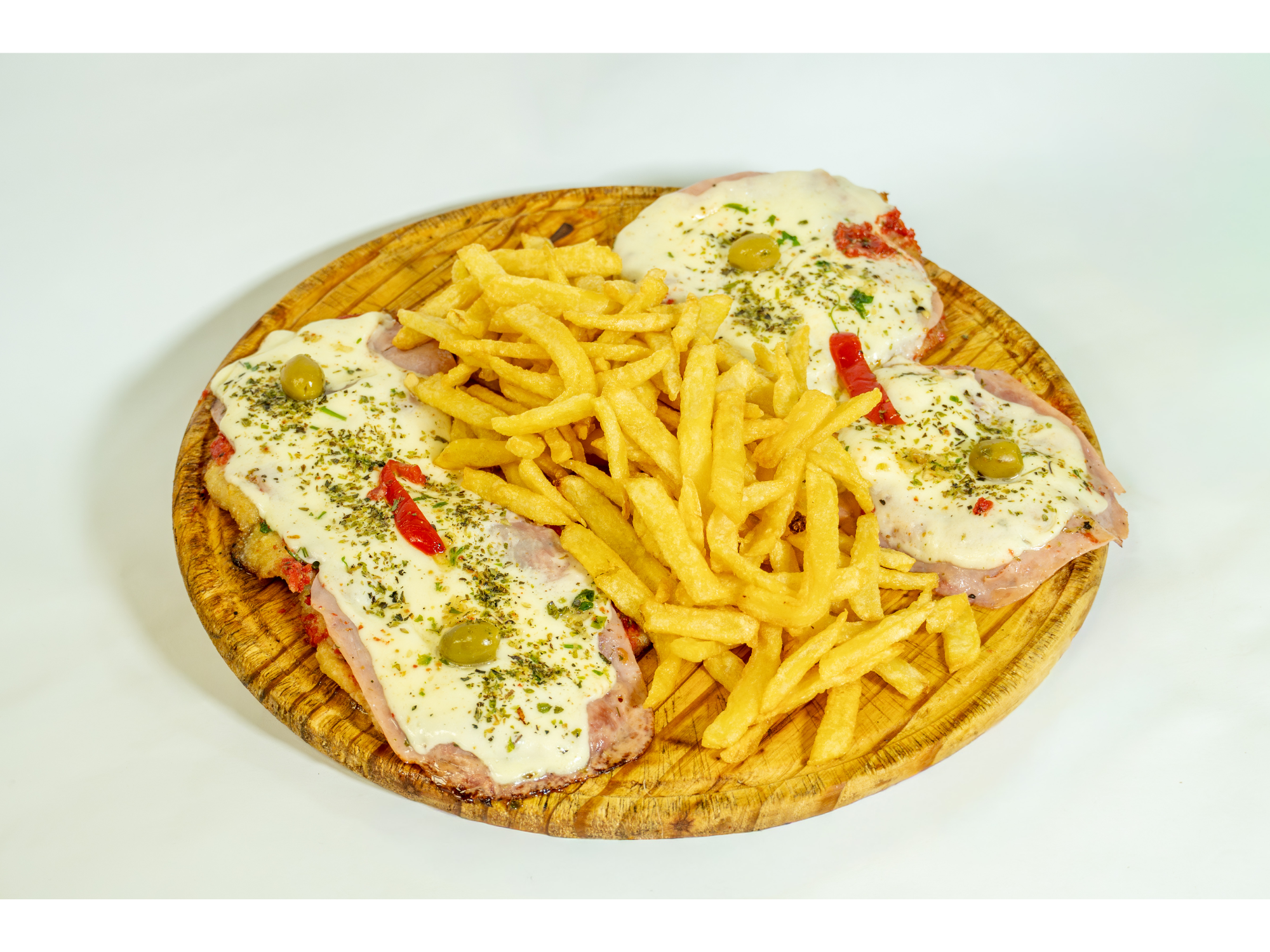 Mila de pollo napolitana p/2