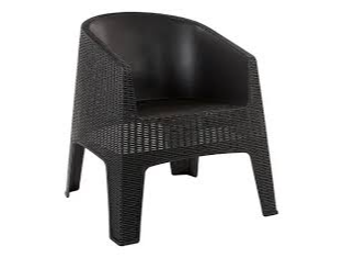 SILLON IBIZA NEGRO