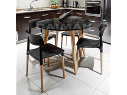 MESA NORDICA DE 1.20 Y 4 SILLAS MILAN