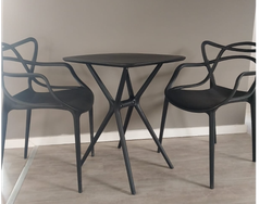 MESA POLIPROPILENO 0.70 X 0.70 Y 2 SILLAS MASTER