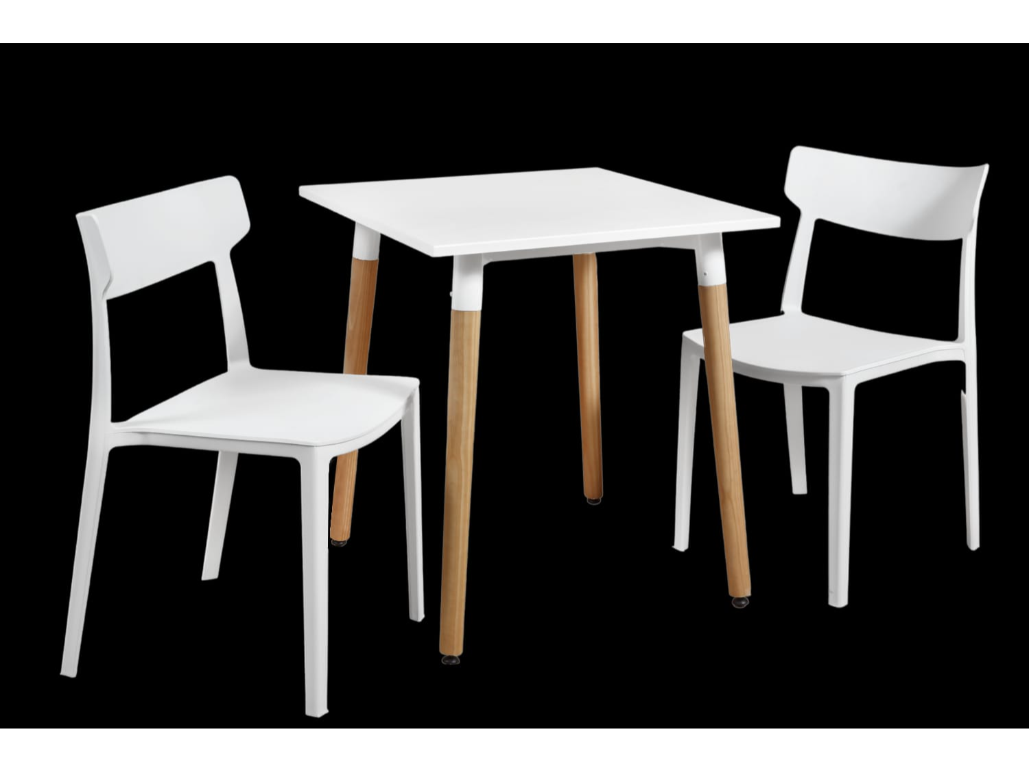 SILLAS RIO CON MESA EAMES 0.70 X 0.70