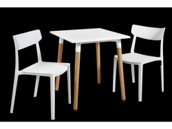 SILLAS RIO CON MESA EAMES 0.70 X 0.70