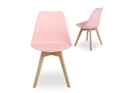 SILLA EAMES CROSS ROSA