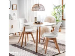 MESA EAMES 0.70 X 0.70 Y 2 SILLAS TULIP