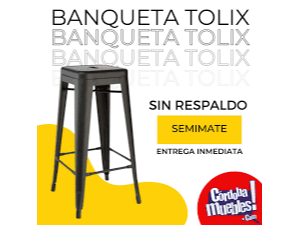 BANQUETA TOLIX SIN RESPALDO