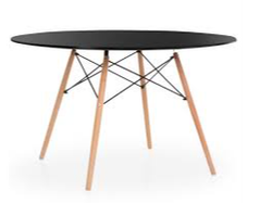MESA EAMES REDONDA 0.90