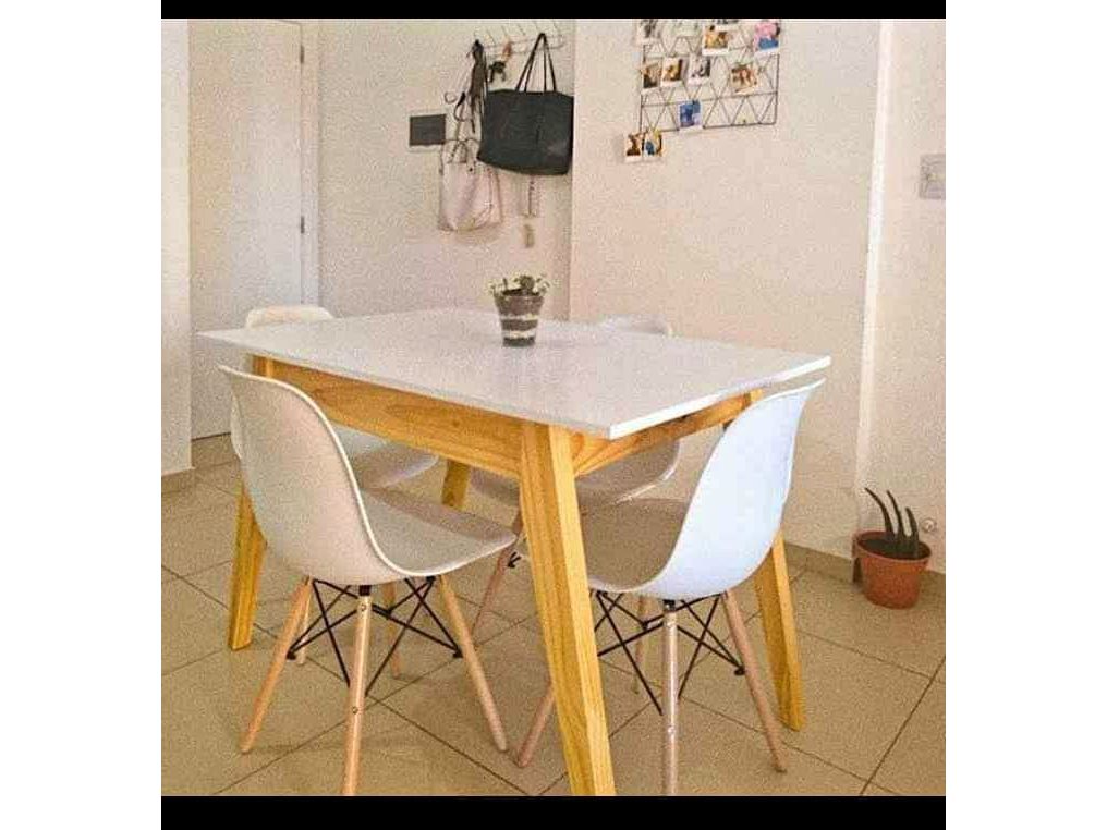 MESA LOLA BLANCA 1.20 X 0.80