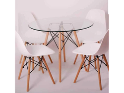 MESA EAMES 1.00 Y 4 SILLAS EAMES