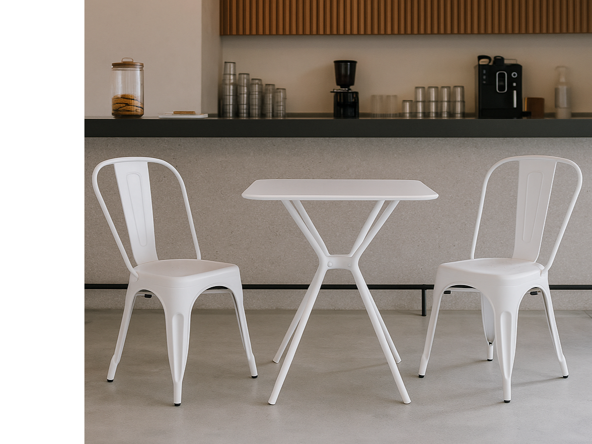 MESA Y 2 SILLAS DE PPP