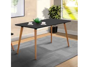 MESA EAMES NEGRA 1,20