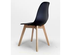 SILLA EAMES CROSS NEGRA